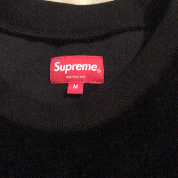 supreme velour crewneck